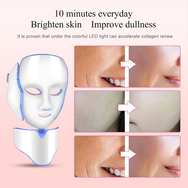 TherapyMask™ – 7-Farben Hautbehandlung, kabellos & wiederaufladbar [50% Rabatt]