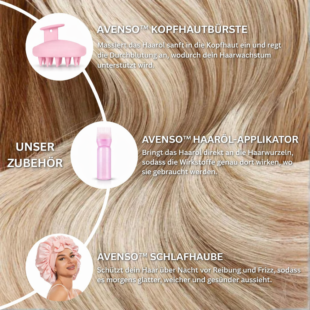 Aveeno Luisé Haaröl unterstützt ein dichteres, gesünderes Haarwachstum