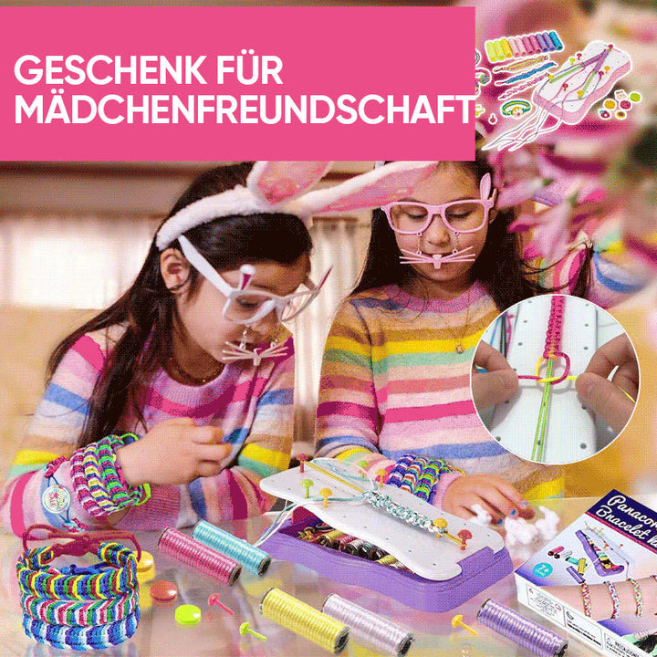 KreativKidz DIY Handstrick-Set – Fördern Sie Kreativität und Geschicklichkeit Ihrer Kinder! | 50% RABATT