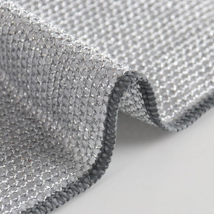 Topfreiniger aus Metall | Reinigungstücher für Küche und Pfannen | CleanFix (4 St.)