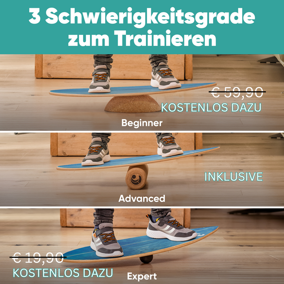 RideBalance™ Komplett-Trainer für eine stärkere Rumpfmuskulatur
