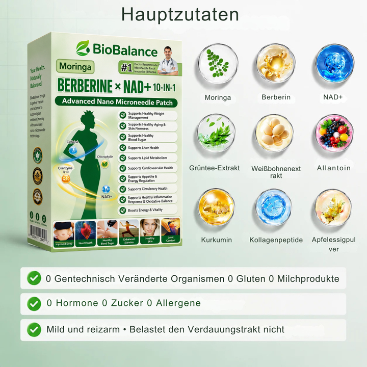 VitalKraft™ Berberin-NAD+ Mikronadelpflaster