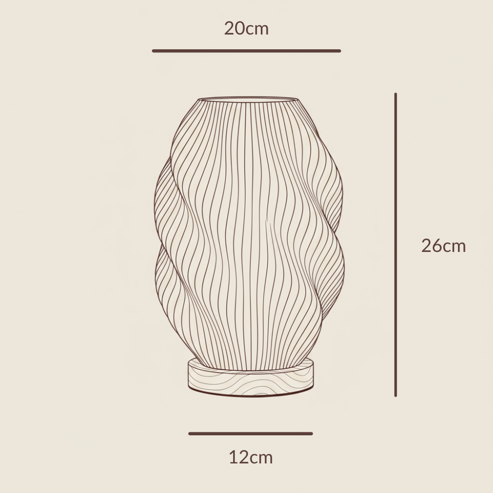 Twuro Lampe sorgt für gemütliche Wohlfühlatmosphäre zuhause