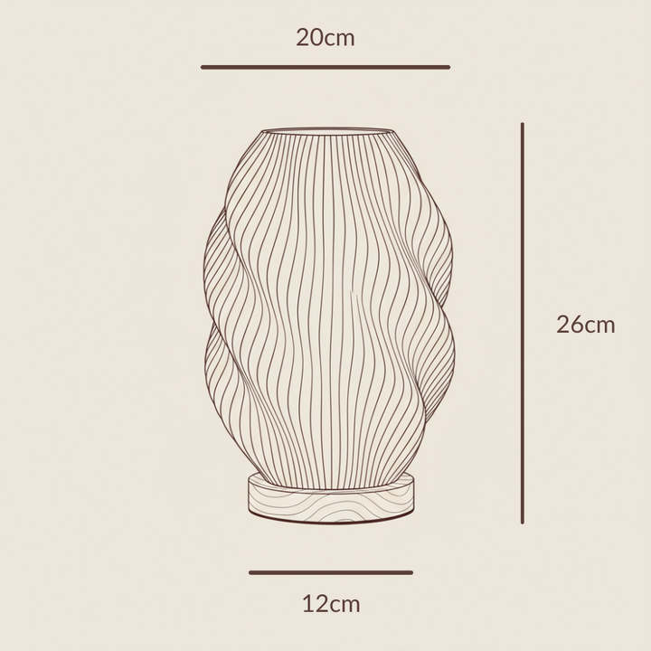 Twuro Lampe sorgt für gemütliche Wohlfühlatmosphäre zuhause
