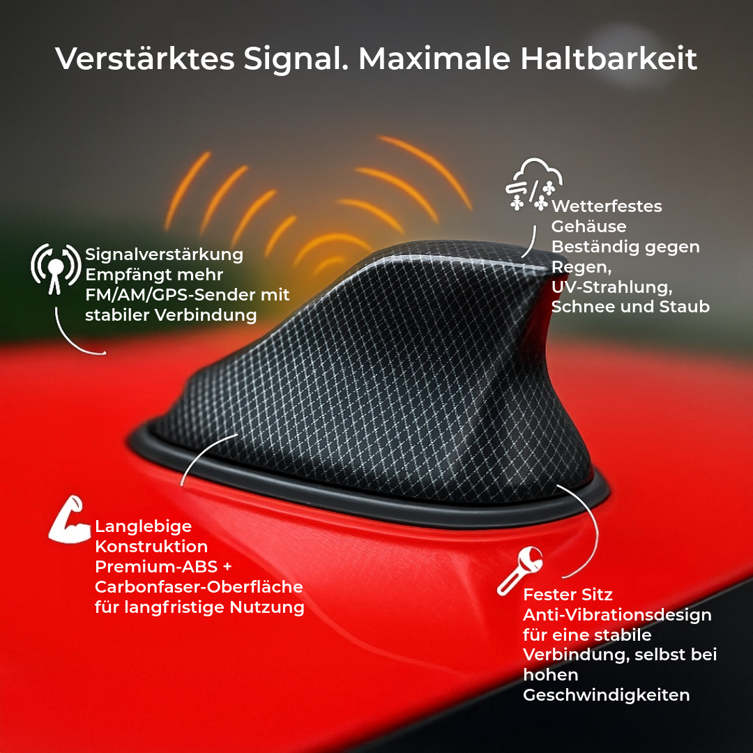 Aerofin™ Haifischflossen-Autoantenne