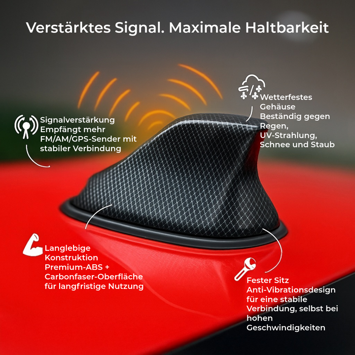 Aerofin™ Haifischflossen-Autoantenne