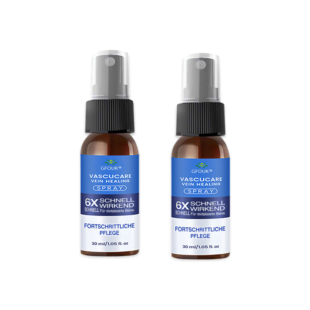 🇩🇪🏃‍🌿GFOUK® VascuCare Vein Healing Spray(Entwickelt für Krampfadern, Besenreiser, tiefe Venenthrombose (TVT), chronische venöse Insuffizienz, venöse Geschwüre, Thrombophlebitis und andere venöse Beschwerden)