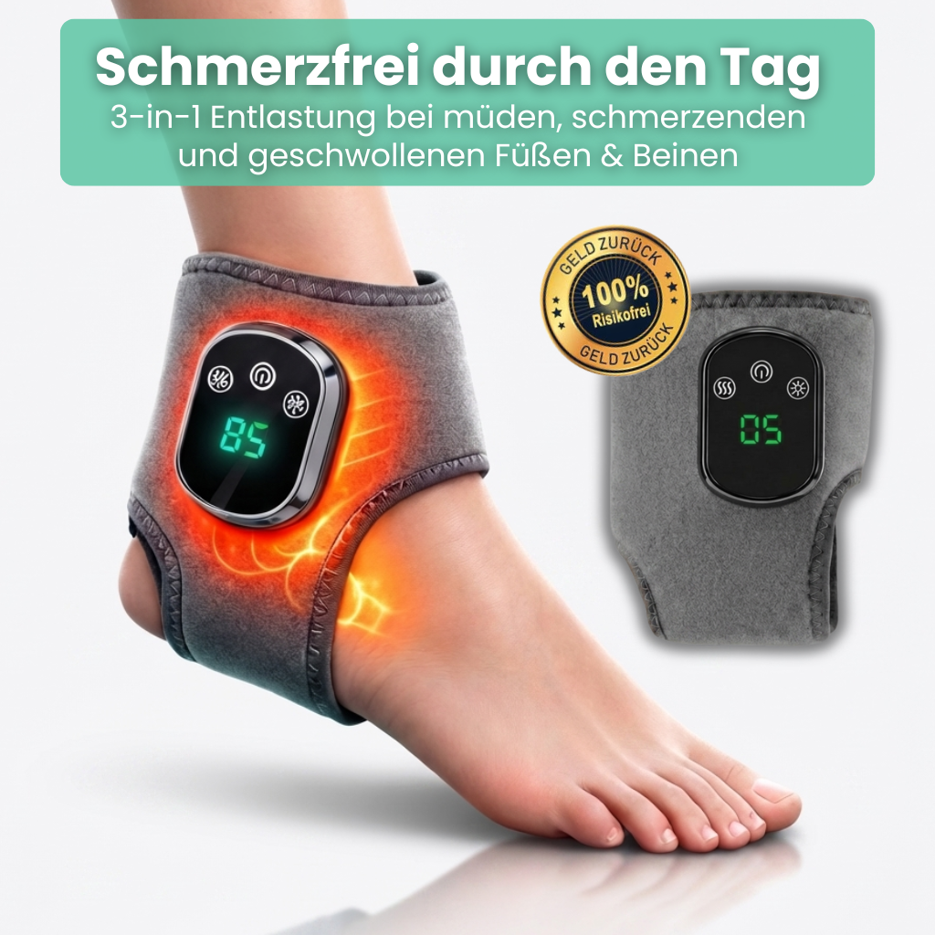 FußWärme™ Elektrische Wärmebandage für den Knöchel