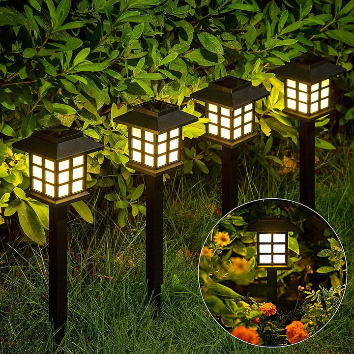 2+2 GRATIS | LuminaQuad - Solar LED Gartenlampe [Letzter Tag Rabatt]