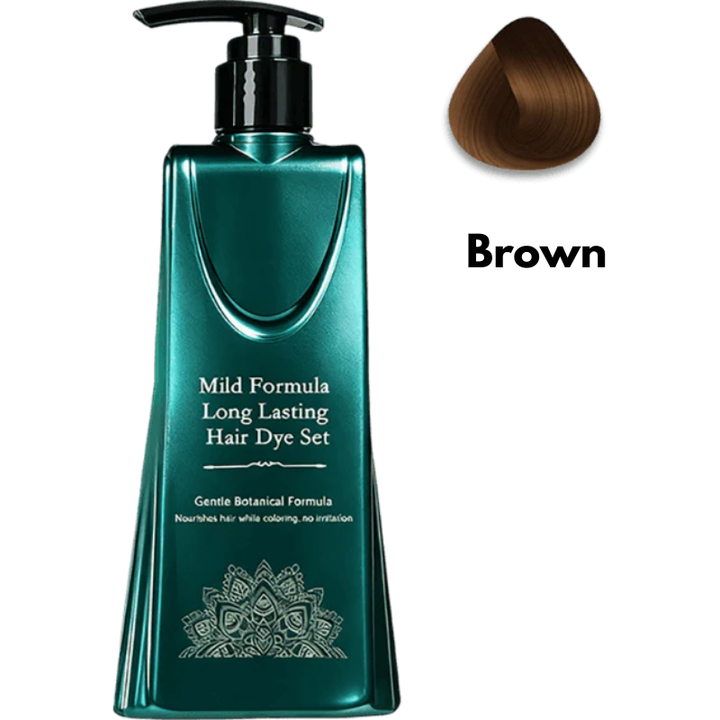 BotaniDye™ – Haarfarbe Schwarz, ammoniakfrei & pflanzenbasiert natürlich (160 ml) [1 + 1 Gratis]