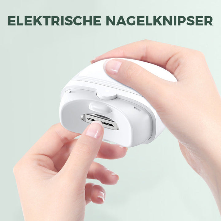 Elektrischer Nagelknipser | Mühelose Präzision | Schonend & Sicher | Ergonomisches Design