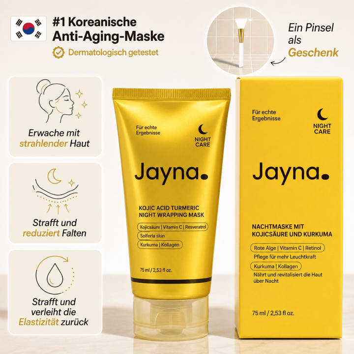 HautZeit™ Koreanische Kollagen-Kurkuma-Maske