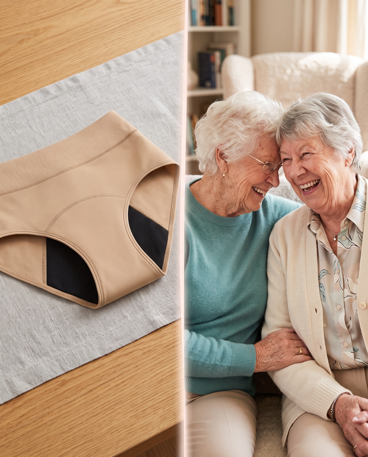 DryShield™ 100% Auslaufsichere Damen Unterwäsche 4er-Pack