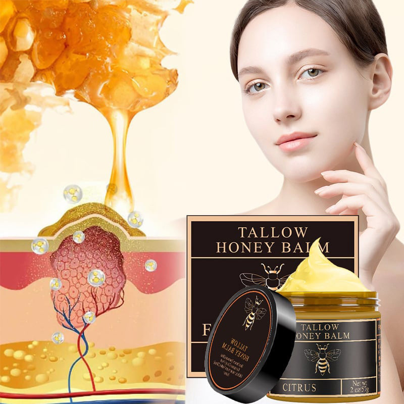 NaturBalance™ – Gesichtscreme mit Rindertalg, Bienenwachs & Honig für geschmeidige Haut [1 + 1 Gratis]