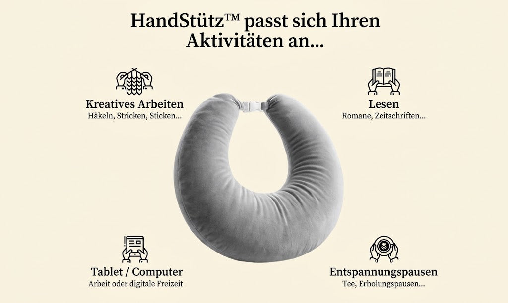 HandStütz™ Ergonomisches U-Kissen