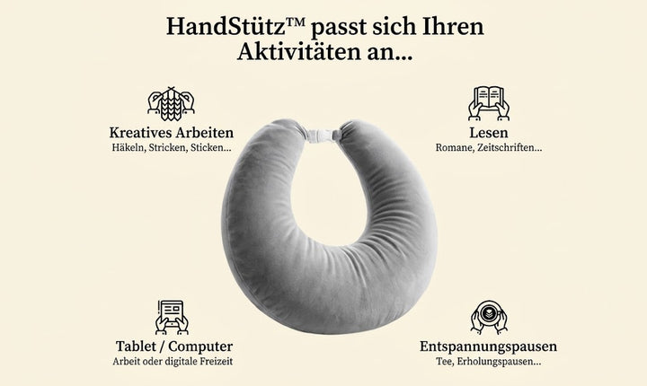 HandStütz™ Ergonomisches U-Kissen