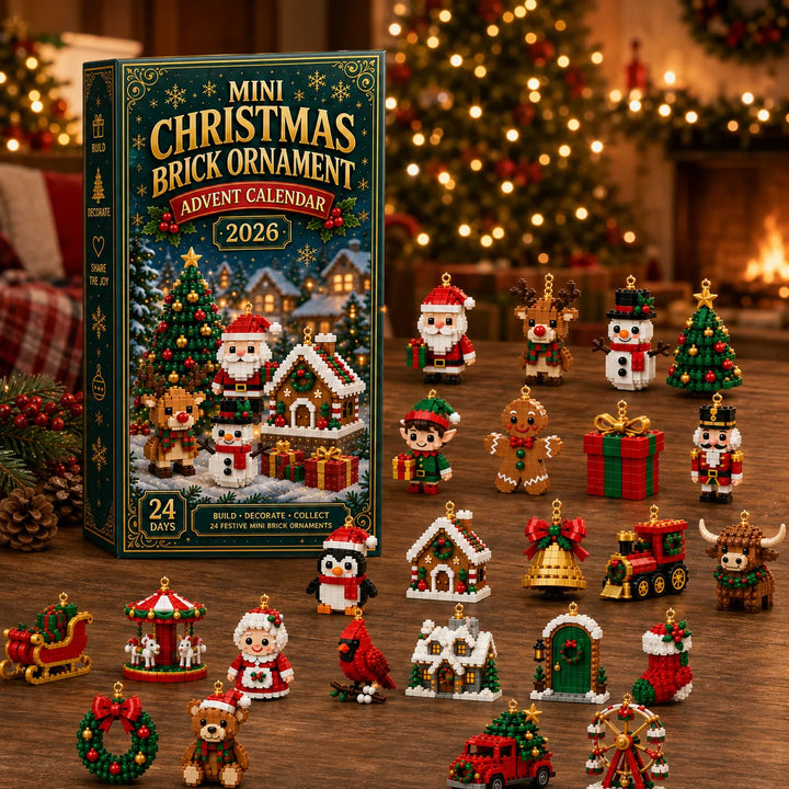 BauFreude™ Weihnachts-Baustein-Adventskalender