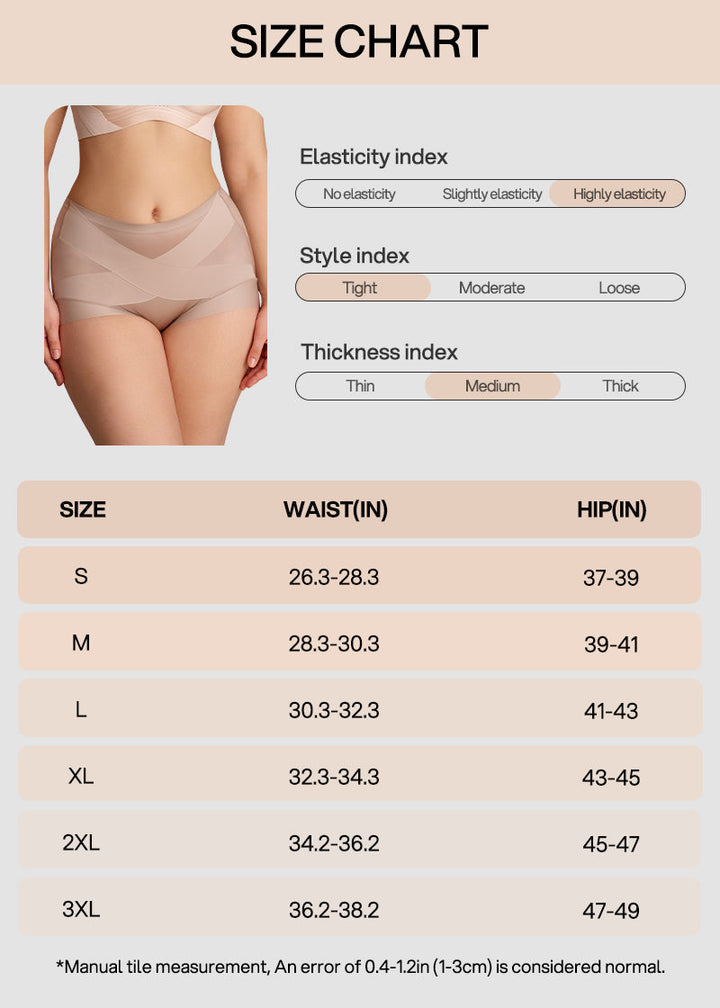 CrossForm™ 3er-Pack High-Waist Miederslips