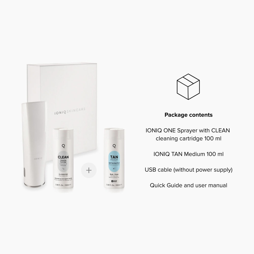 IONIQ ONE Bundle schenkt streifenfreie Sommerbräune ganz einfach