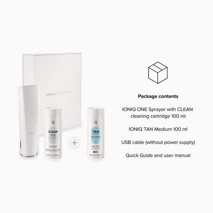 IONIQ ONE Bundle schenkt streifenfreie Sommerbräune ganz einfach