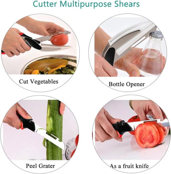 SlicePro™ | Multifunktionale Küchenschere für Kochen und Vorbereitung