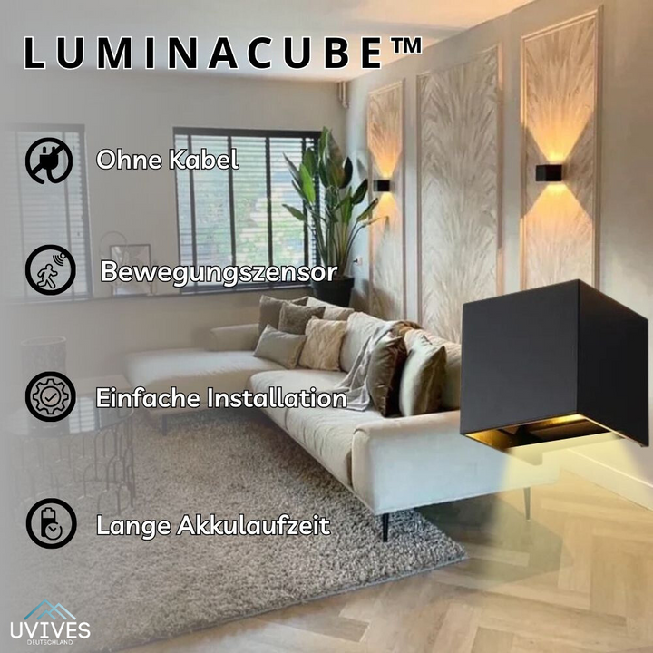 50% RABATT | LuminaCube™ - Die kabellose und luxuriöse Wandlampe! [Letzter Tag Rabatt]