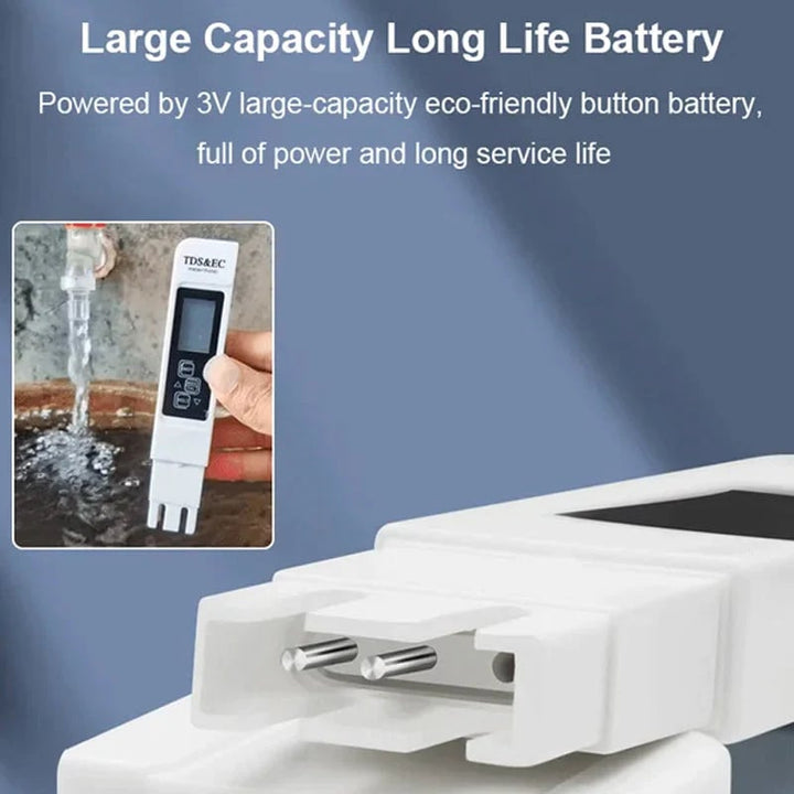 Digitaler Wasserqualitätsmesser™ | TDS & Leitwert Tester | Tragbar & Präzise | Kunststoff