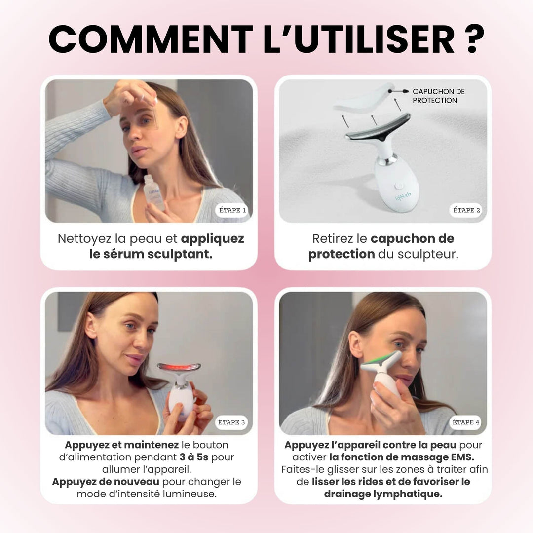 LenaSilk™: 7-in-1 LED-Gesichtsmodellierungsgerät