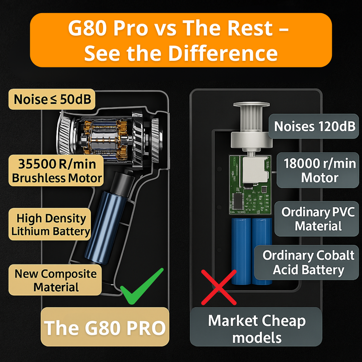 G80 PRO | Zum besten Präzisionsstaubsauger Großbritanniens im Jahr 2025 gewählt