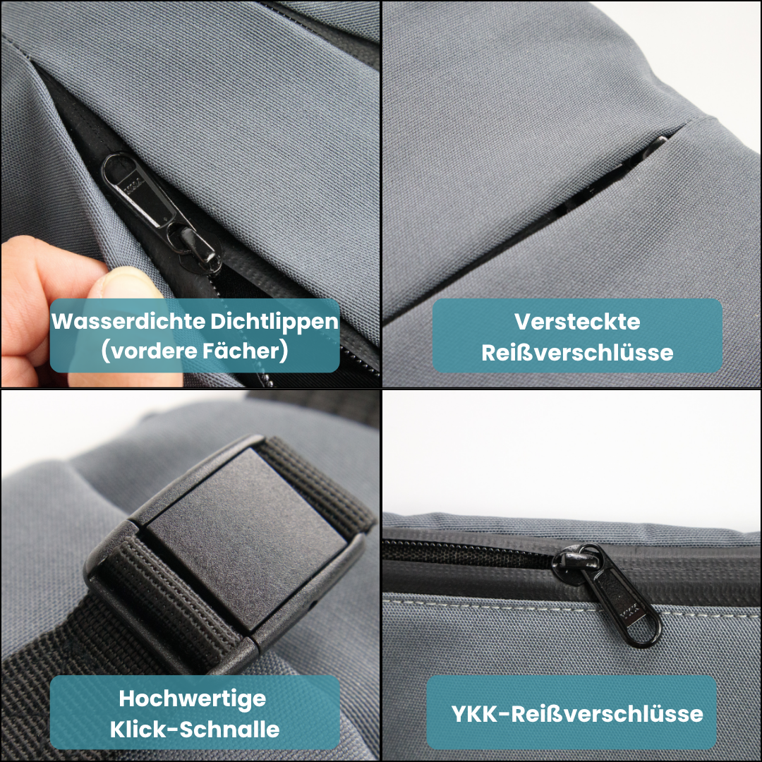 ReiseSicher™ Kompakte Umhängetasche für unterwegs