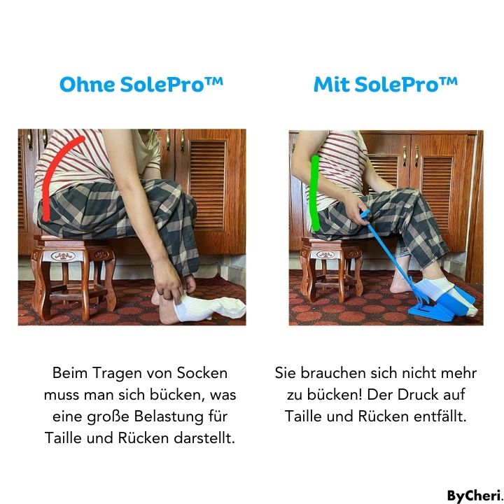 1 + 1  GRATIS HEUTE | SolePro™- Ziehen Sie sich an, ohne sich zu bücken oder zu verdrehen!