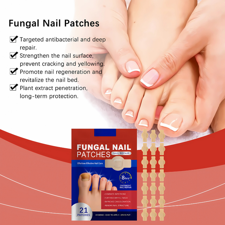 FungalPatch™ – Antibakterieller, schimmelhemmender Patch für effektive Nagelpflege [50% Rabatt]
