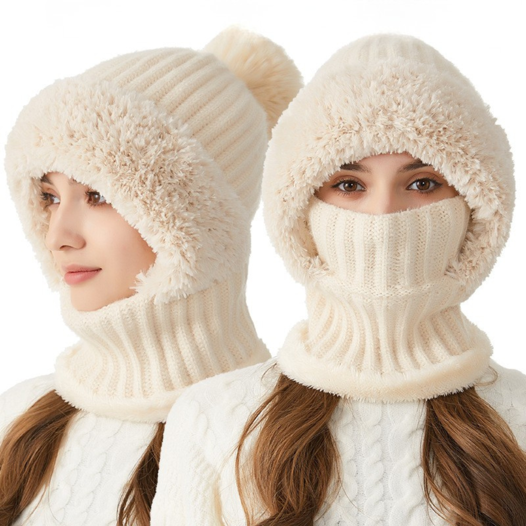 WinterKuschel™ Gefütterte Strickkapuze für Damen