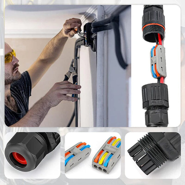 1+1 GRATIS | AquaShield™ | Wasserdichte elektrische Verkabelung im Freien