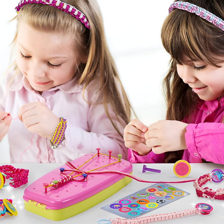 KreativKidz DIY Handstrick-Set – Fördern Sie Kreativität und Geschicklichkeit Ihrer Kinder! | 50% RABATT