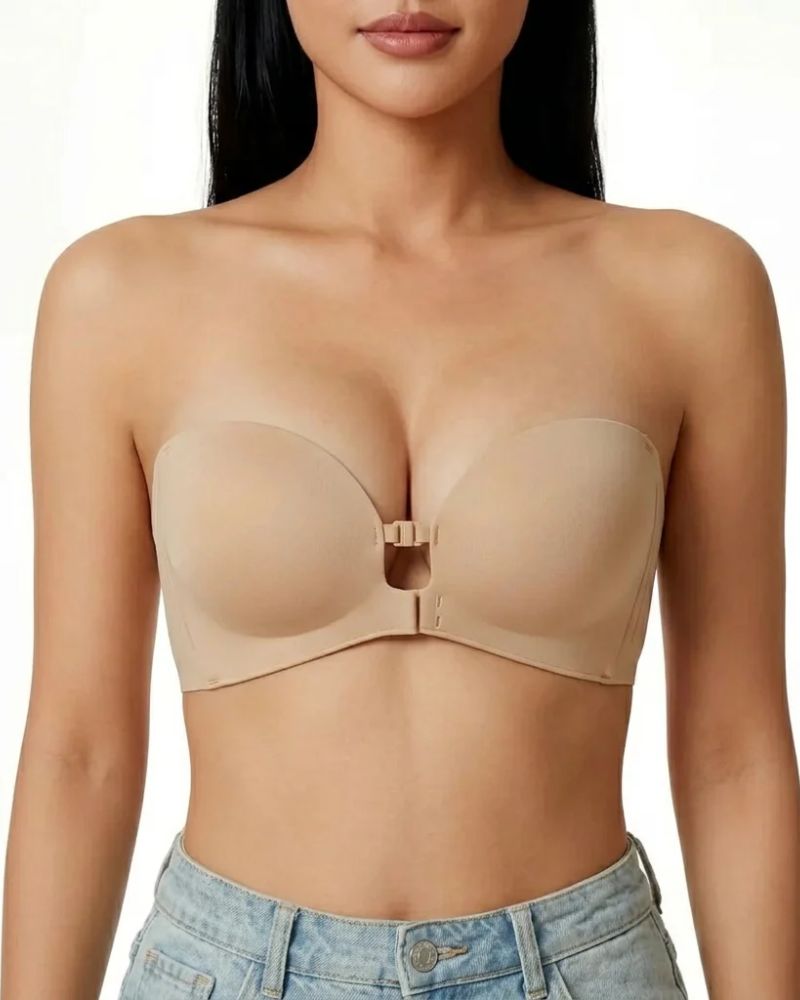 AuraLift™ Nahtloser Push-Up-BH mit Frontverschluss