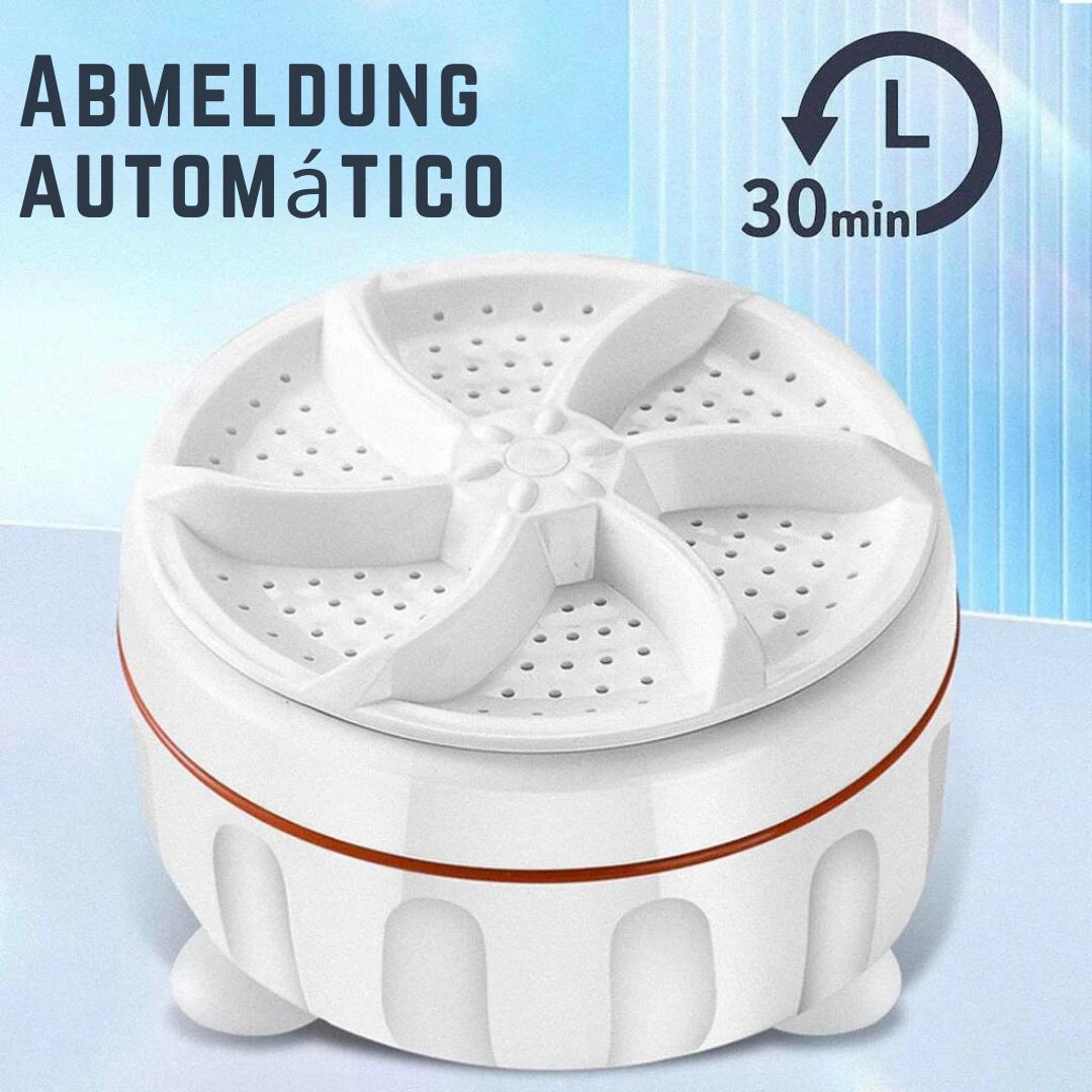 TurboWave - Tragbare Mini-Waschmaschine für schnelle und effiziente Wäsche