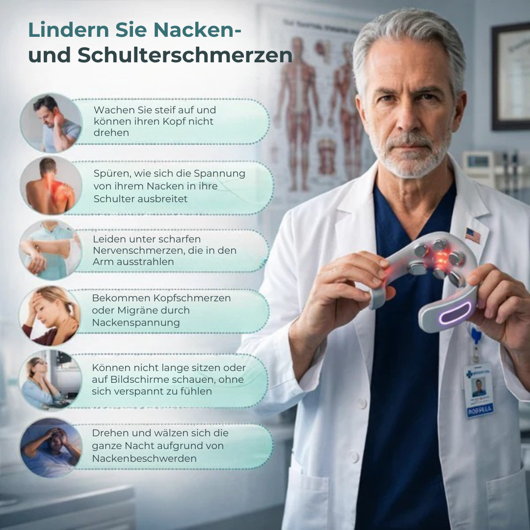NackenWohl™ Entspannendes Nackenmassagegerät