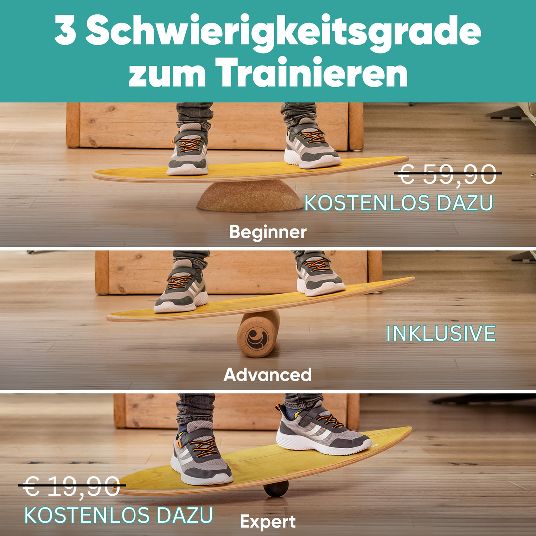 RideBalance™ Komplett-Trainer für eine stärkere Rumpfmuskulatur