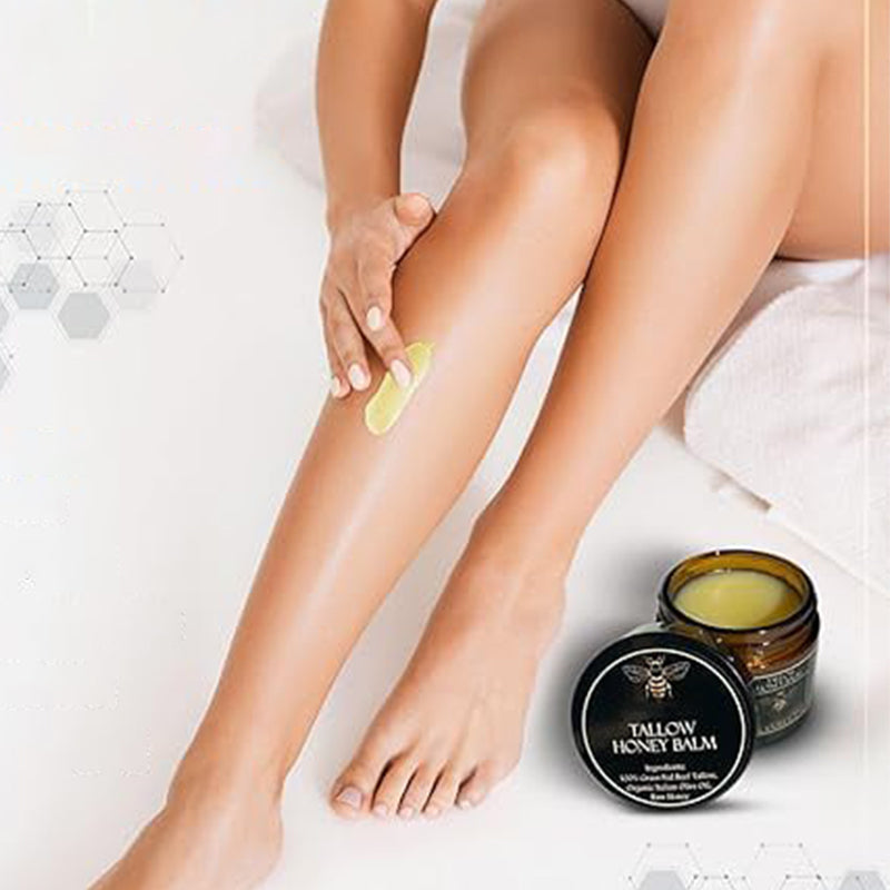 NaturBalance™ – Gesichtscreme mit Rindertalg, Bienenwachs & Honig für geschmeidige Haut [1 + 1 Gratis]