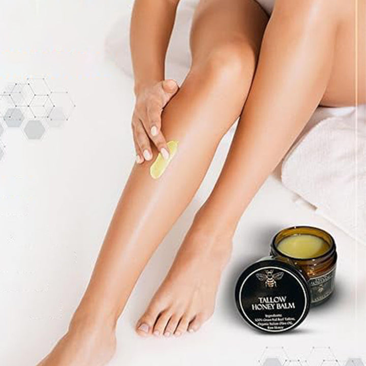 NaturBalance™ – Gesichtscreme mit Rindertalg, Bienenwachs & Honig für geschmeidige Haut [1 + 1 Gratis]