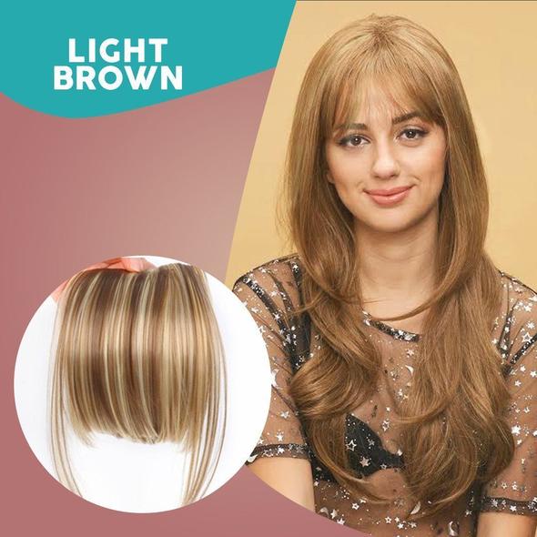 FringeLuxe™ – Unsichtbare Clip-in-Ponyfransen für ein sofort frisches, natürliches Aussehen [50% Rabatt]