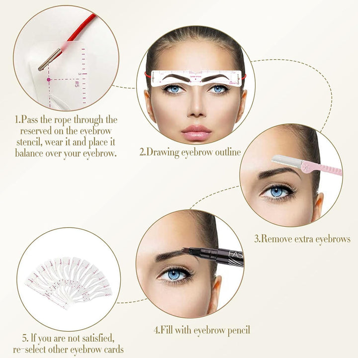 ShapeBrow™ – 12 Styles für endlose Selbstsicherheit und perfekte Augenbrauen [50% Rabatt]