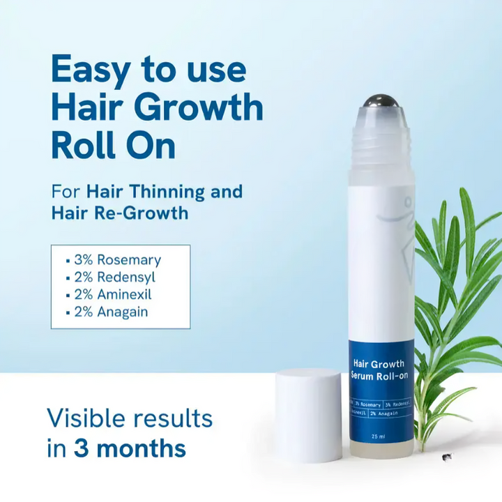 StrandBoost™ – Haarwuchs-Serum-Roller gegen Haarausfall für kräftiges, volles Haar [1 + 1 Gratis]