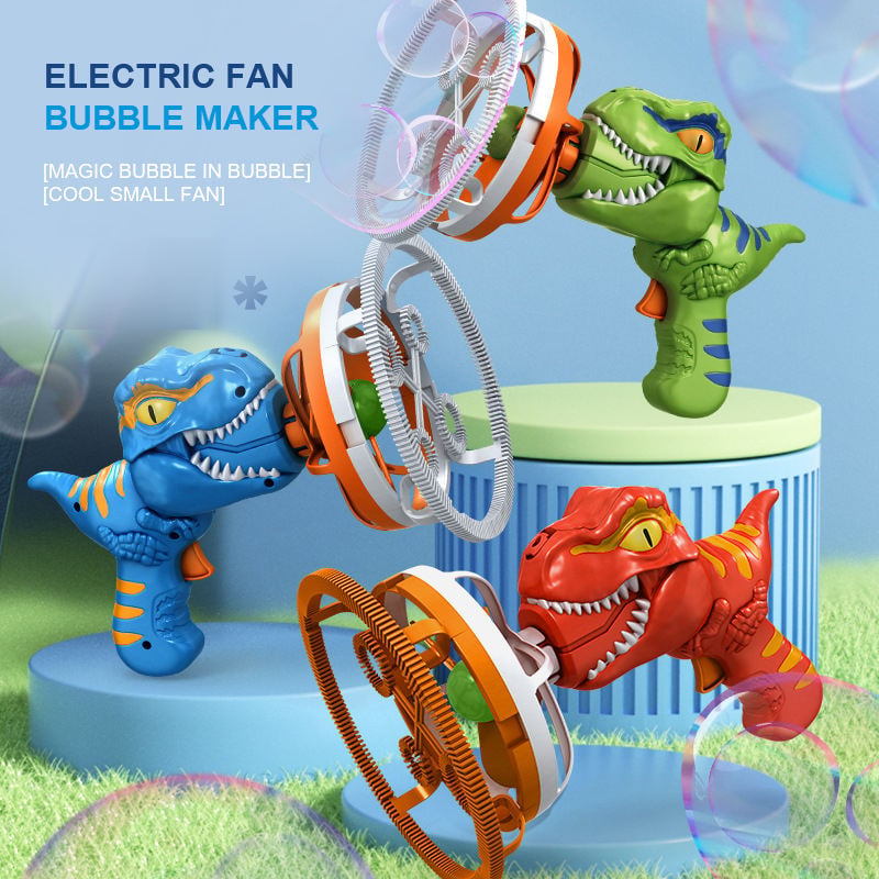 MiniDino – Tragbarer Dinosaurier-Seifenblasen-Blaster 🦖🫧