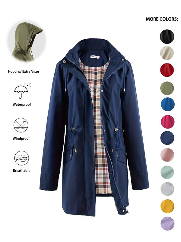 RegenSchild™ Eleganter, wetterfester Outdoor-Mantel