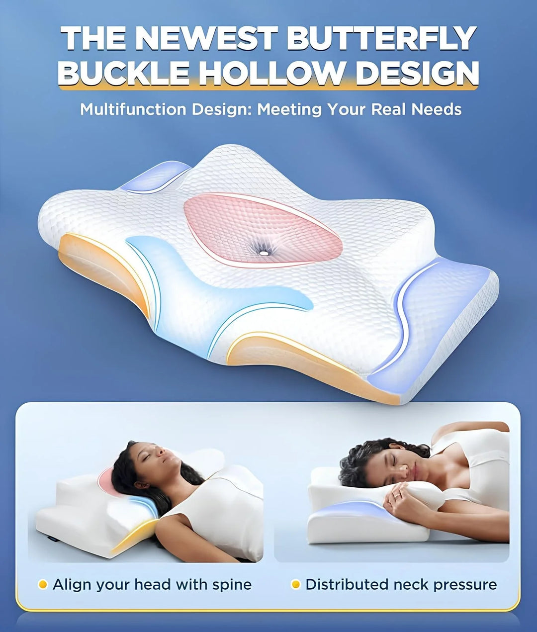 CozyRest® Nackenkissen aus Memory-Schaum