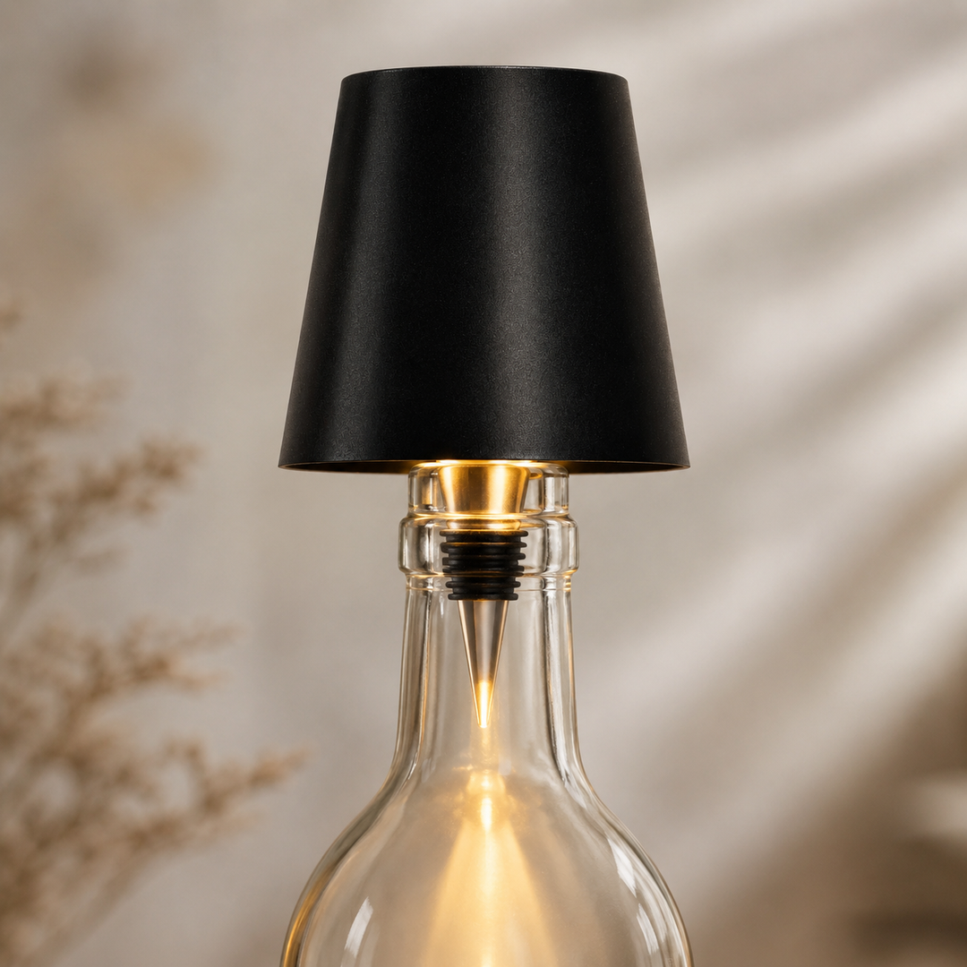 LichtKrone™ Wiederaufladbare Flaschenlampe