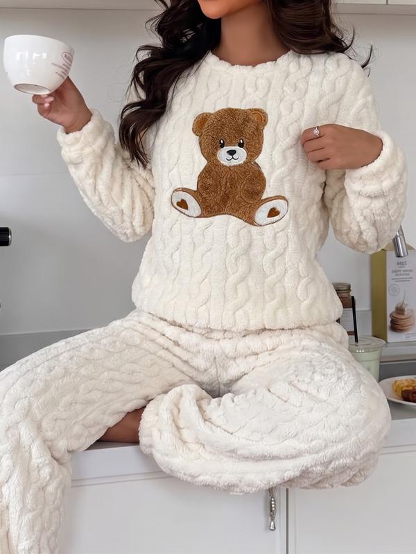 KuschelBär™ Flauschige Damen-Nachtwäsche für gemütliche Stunden