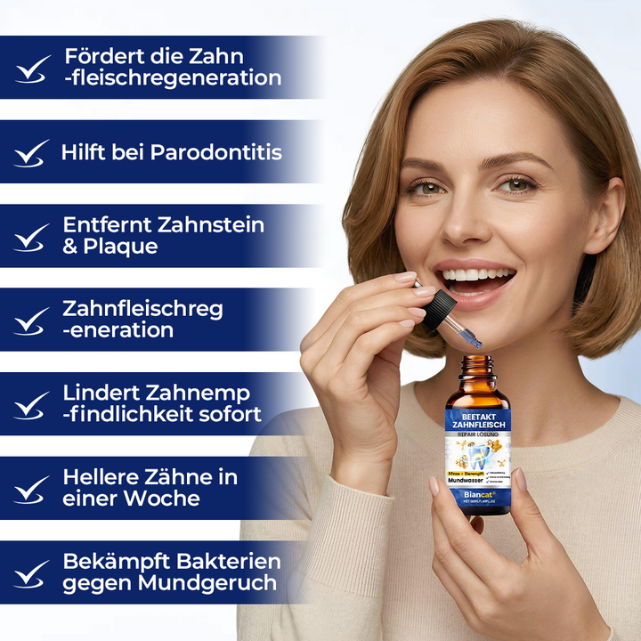 GumViva™ Mundtropfen für frischen Atem und zur Unterstützung des Zahnfleisches